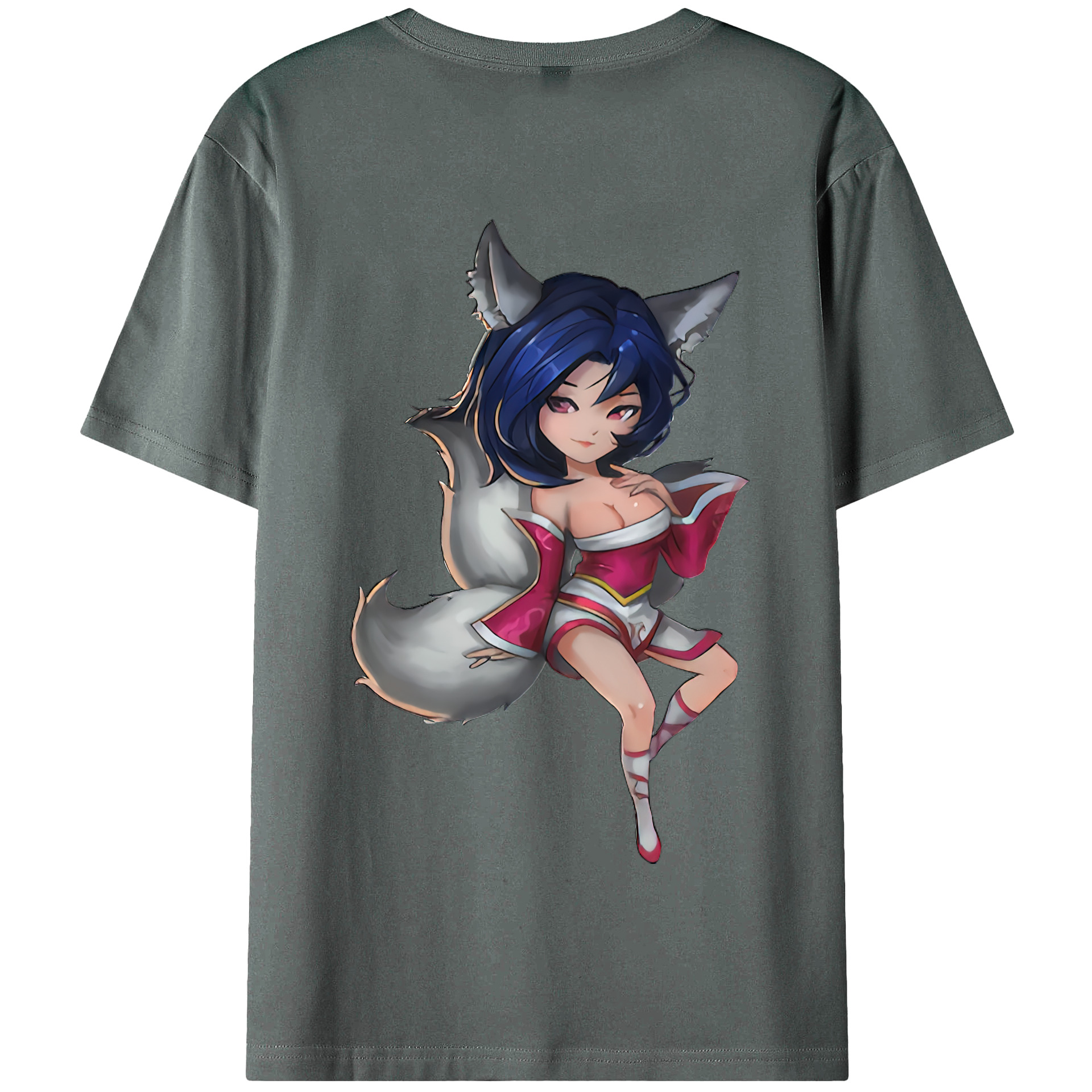 リーグ・オブ・レジェンド League of Legends LOL 綿100％半袖Tシャツ（背面プリント）